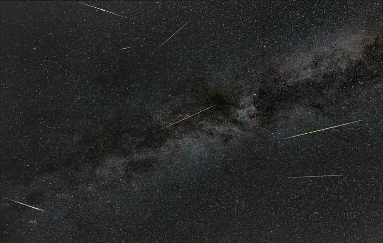 Perseid meteor shower nearing its peak