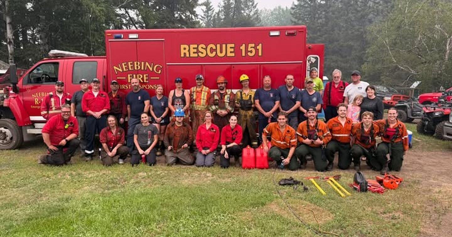 Volunteer firefighters rally to fight wildfires near Thunder Bay