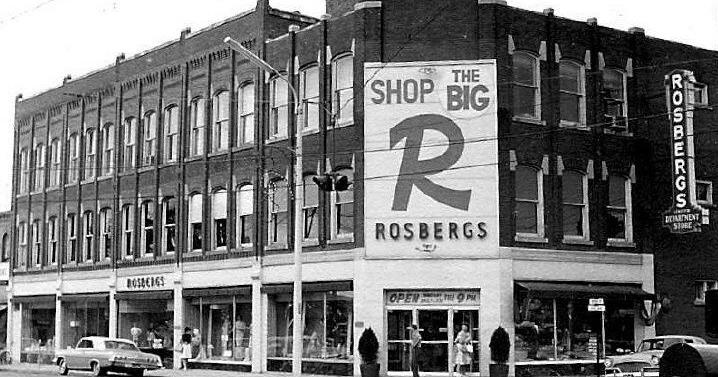 Rosbergs was the height of fashion in Niagara Falls