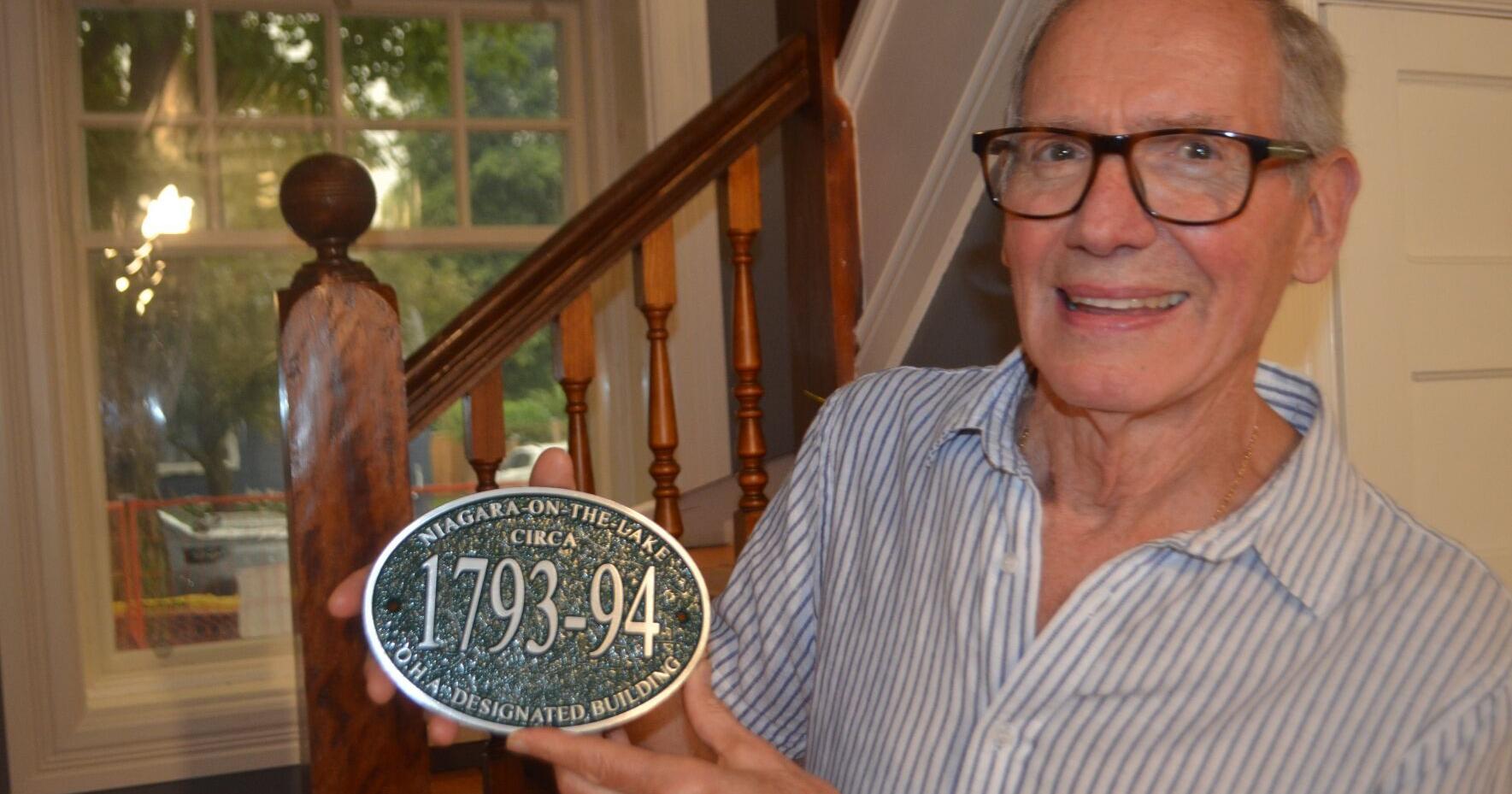 Owner of early NOTL home honoured for restoration work