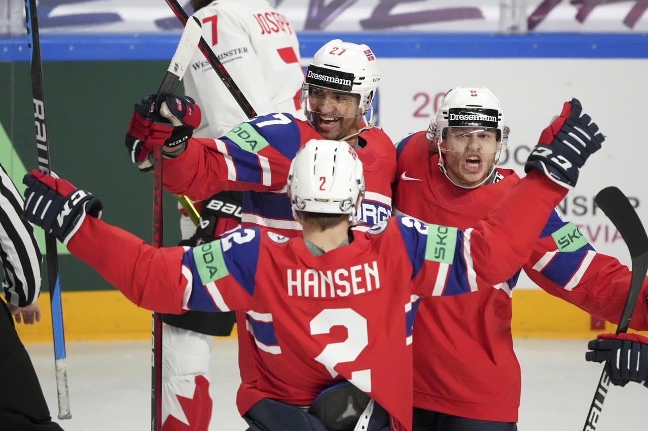 Blais scores 2 as Canada downs Germany 5-2 for record 28th title at hockey  worlds