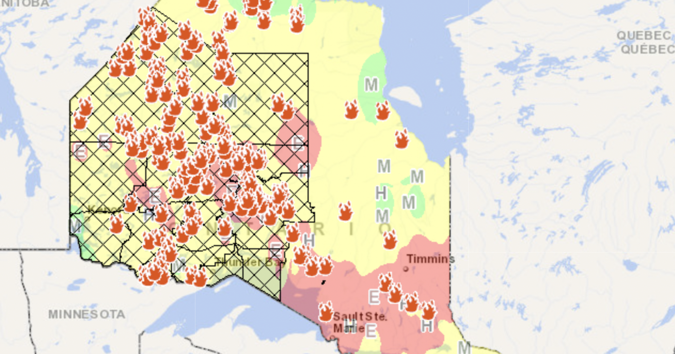 Orange warnings issued for Kingston residents as poor air quality increases from wildfires in northern Ontario