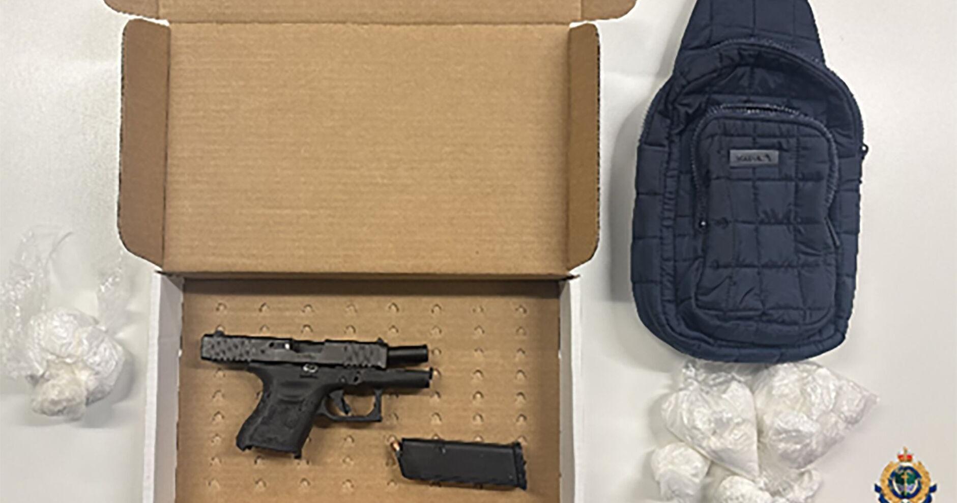 Loaded handgun , drugs seized in Peterborough