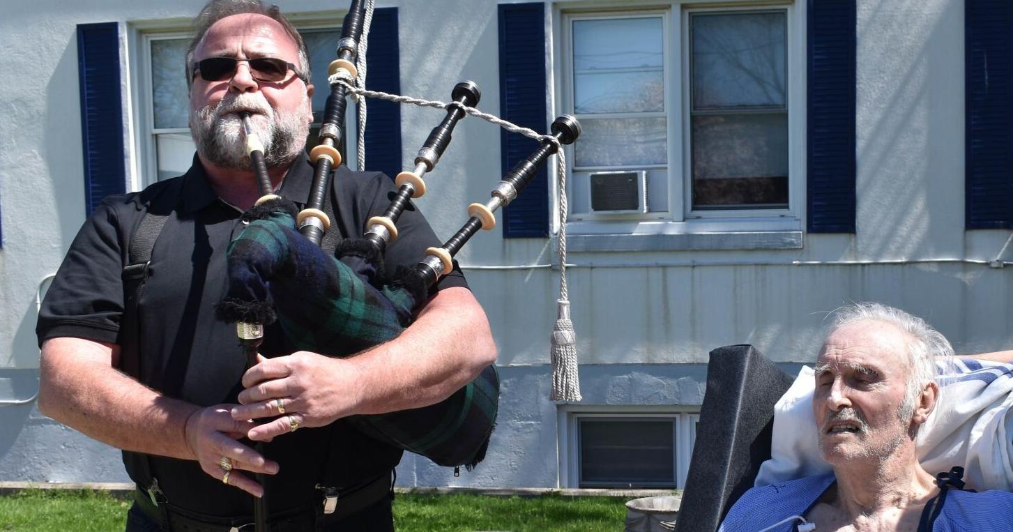 Bagpipes for a piper at West Lincoln Memorial Hospital - Vimarsana News