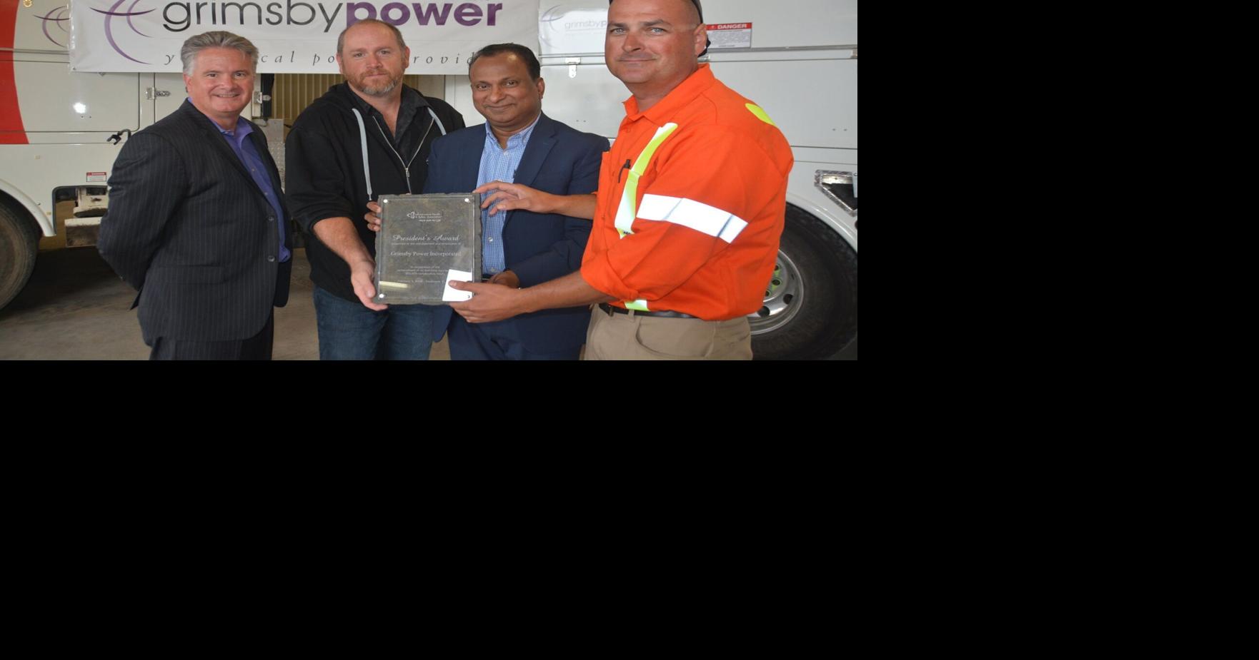 Grimsby Power recognized for safety record