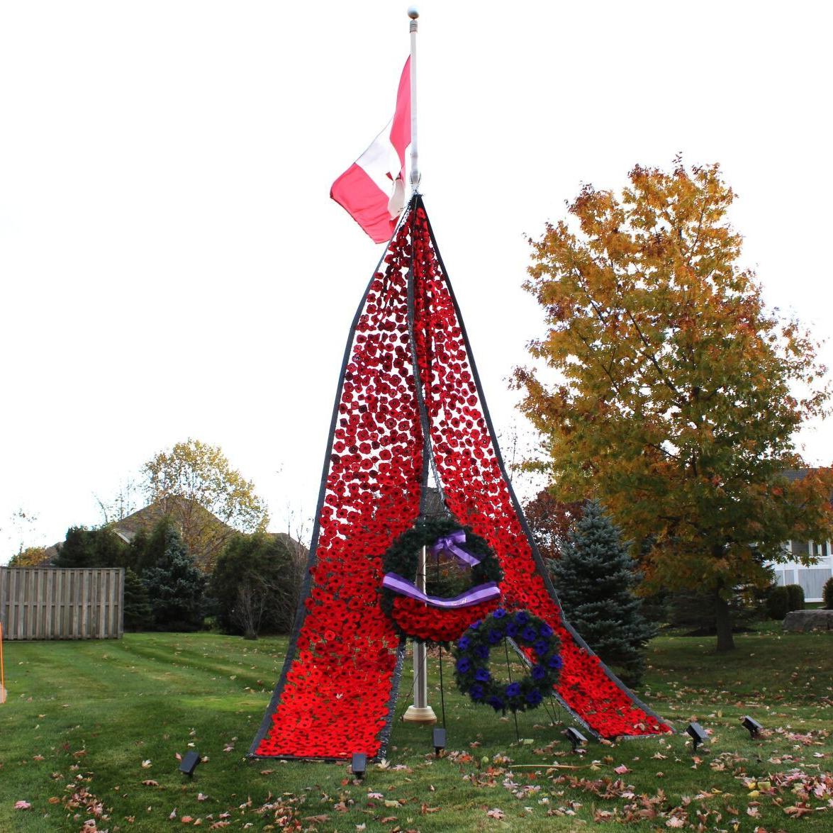Poppy dress in Manitoba pays tribute to veterans