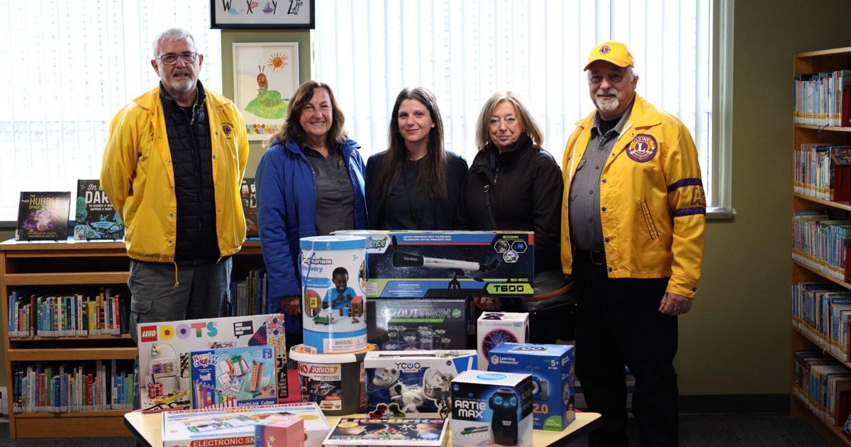 Port Colborne Library Port Colborne Lions donate to Port Colborne Public Library
