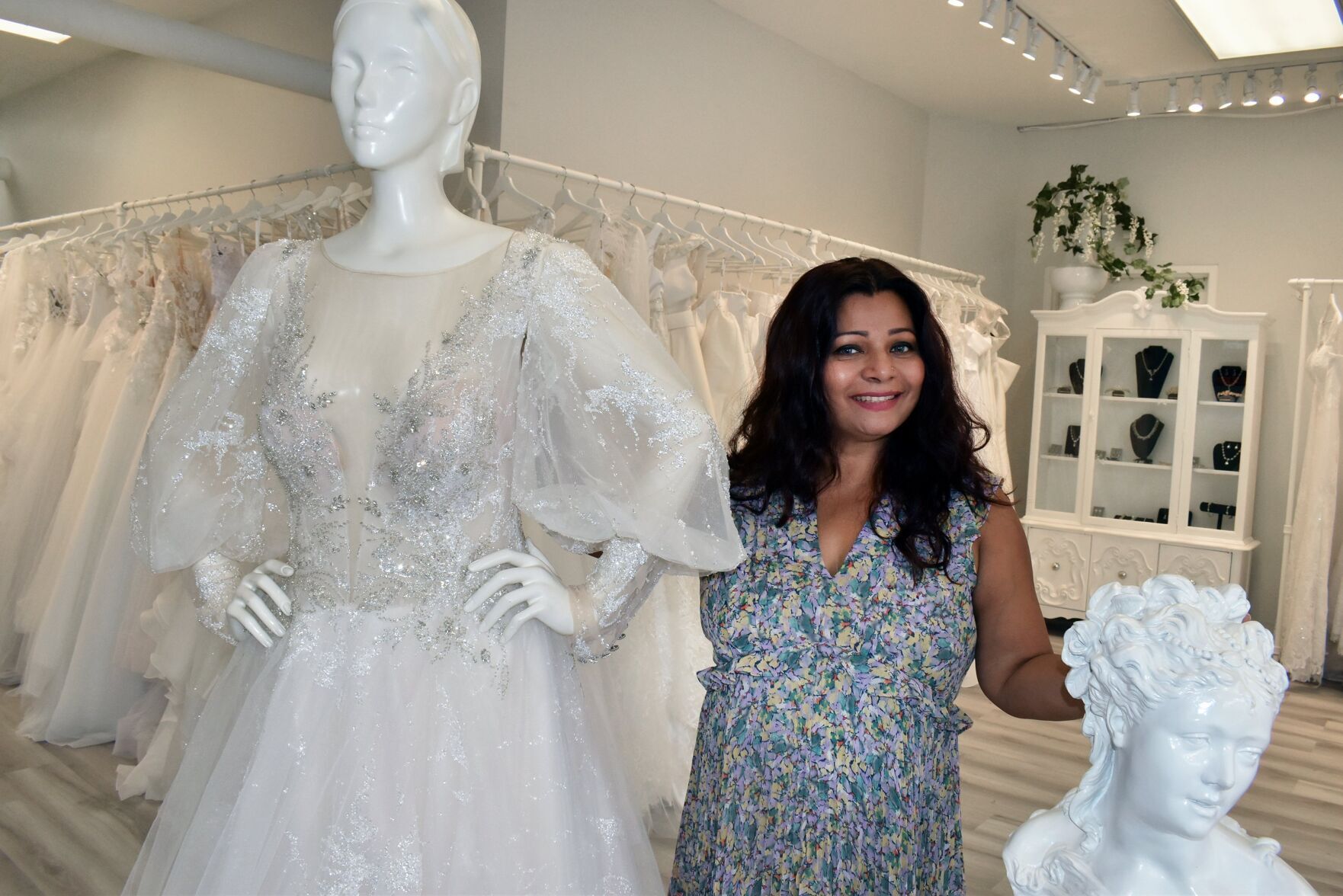 Accountant turns passion for fashion into bridal business