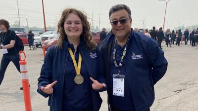 Autumn Wartman and Afshin Keyvani