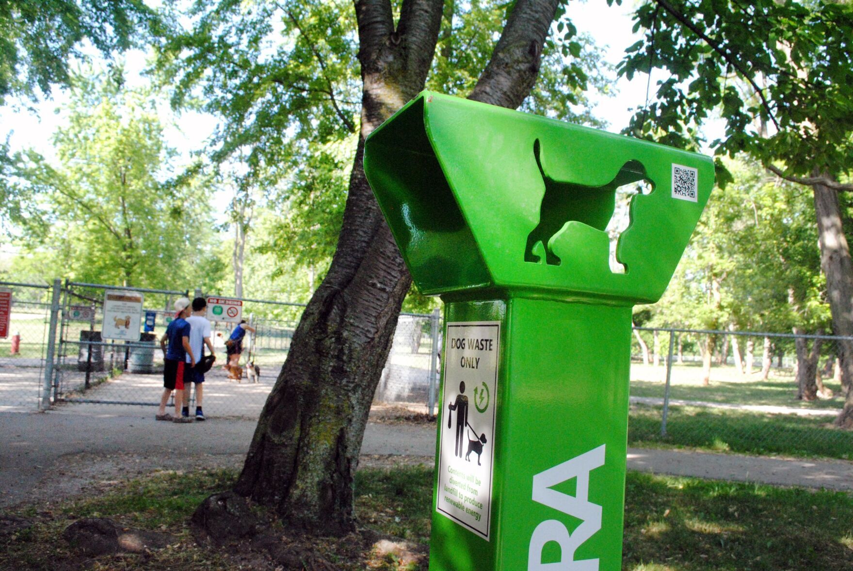 Dog waste containment sales system