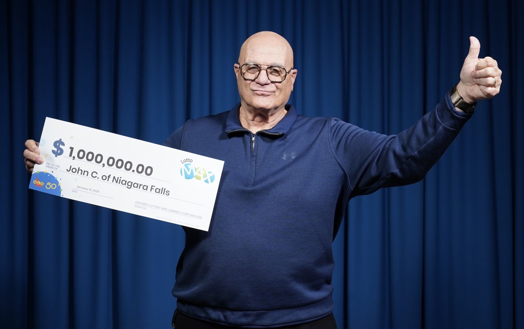 Niagara Falls man, 79, wins $1-million lottery prize