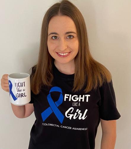 Colon Cancer Awareness Colonoscopy Her Fight Is My Fight T-Shirt