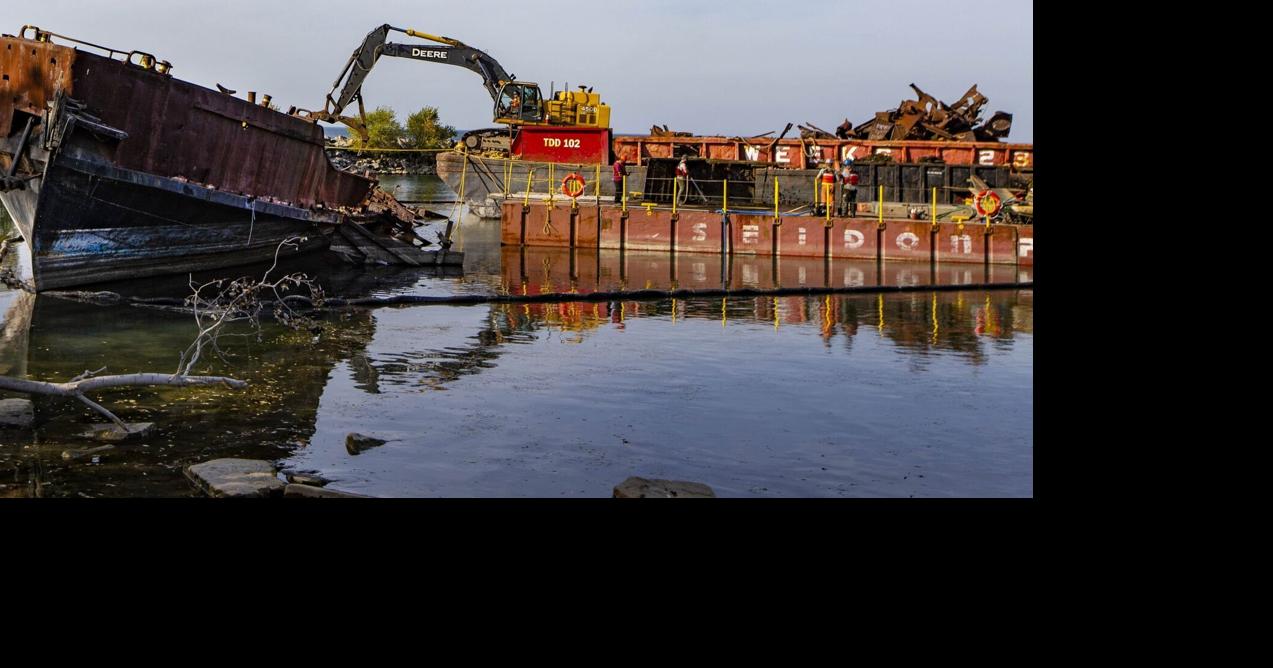 Landmark Jordan Harbour ‘pirate ship’ being taken apart
