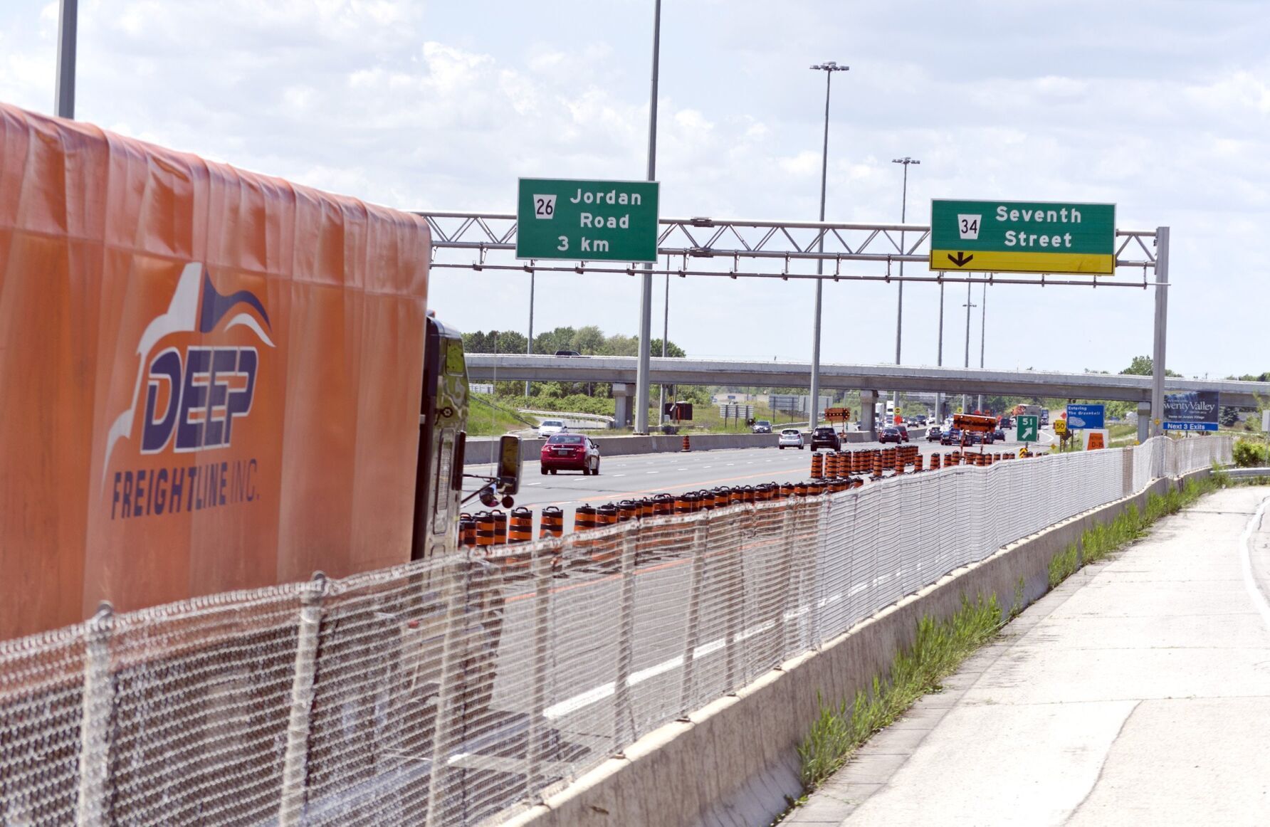 What s going on here Northbound Highway 406