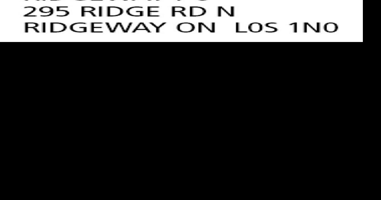 Ridgeway post office celebrating Point Abino Lighthouse's 100th