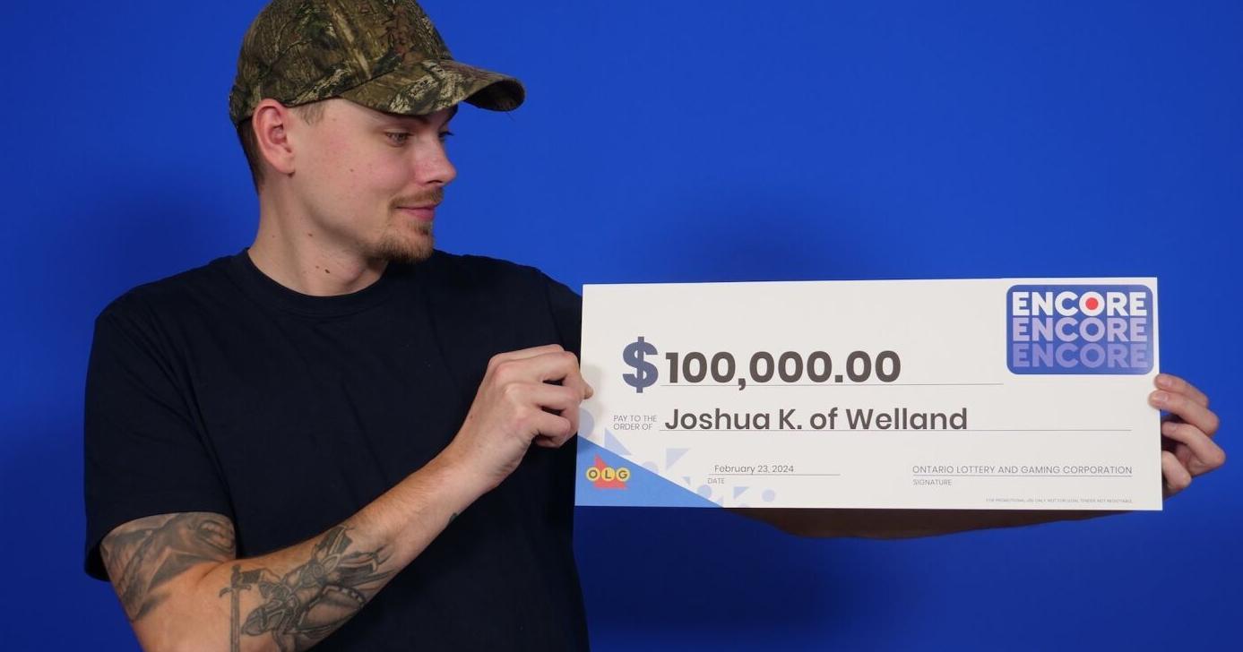 Welland man’s visit to Pointe au Baril results in six-figure Encore lottery win