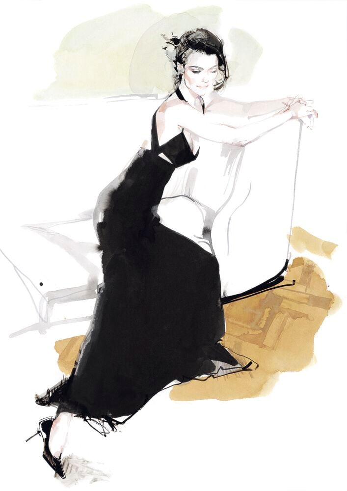 David Downton デヴィッド・ダウントン　イラストレーション集 Man Of The Moment: Fashion Illustrator David Downton