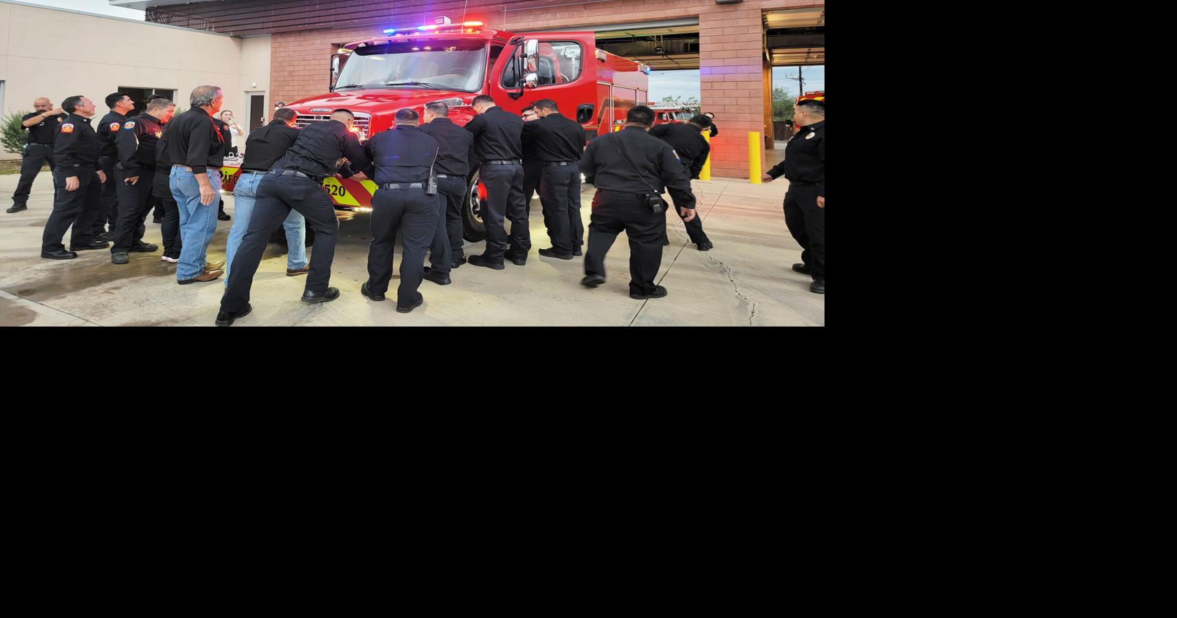 RRFD 'pushes in' a new fire engine | Local News | nogalesinternational.com