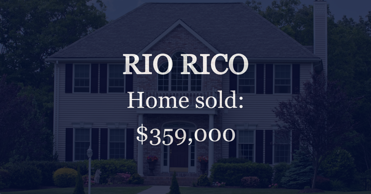 Rio Rico: Single-family home sells for $359,000