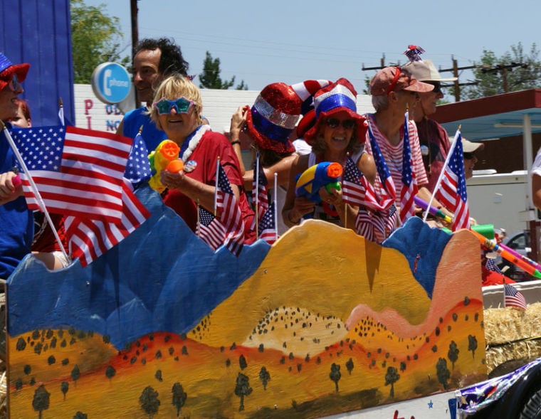 Patagonia’s Fourth of July parade A candytossing, waterspraying