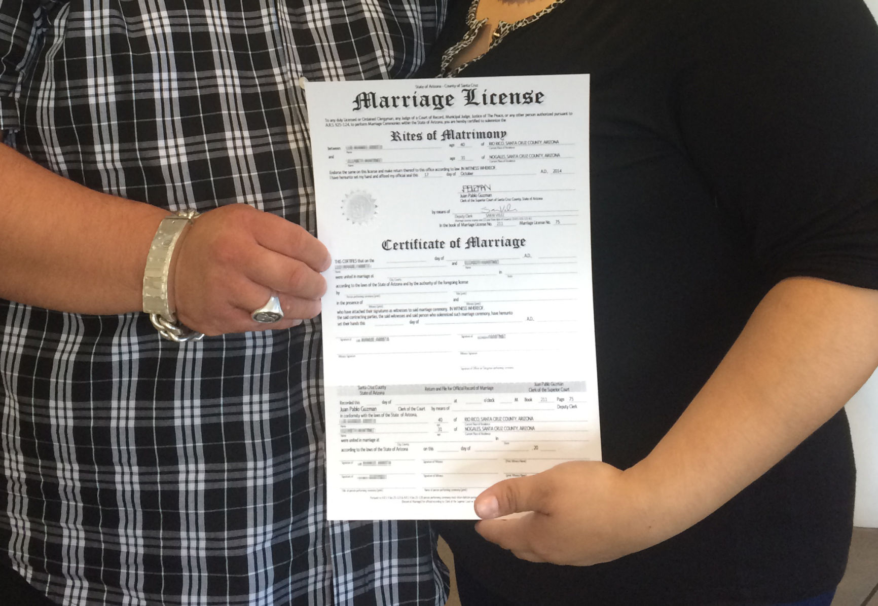 Marriage License nogalesinternational