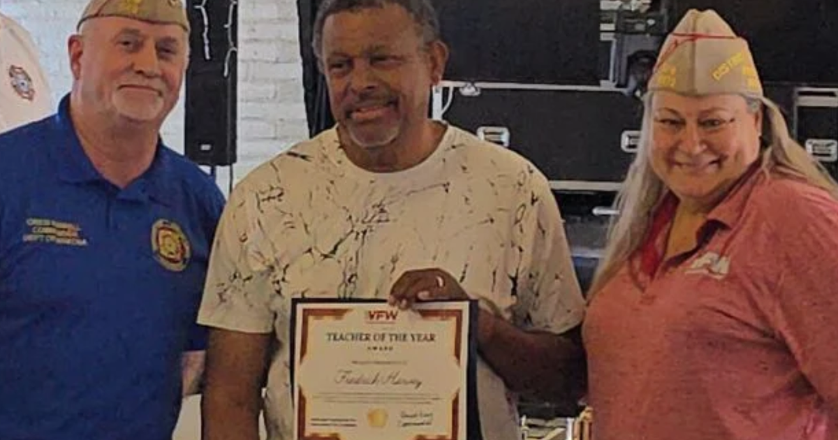 VFW honors teacher of the year