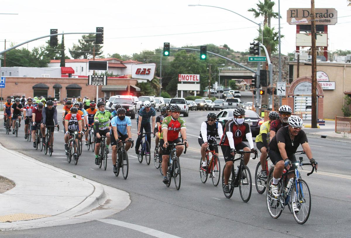 cyclists ride through city to honor friend raise awareness local news stories nogalesinternational com cyclists ride through city to honor