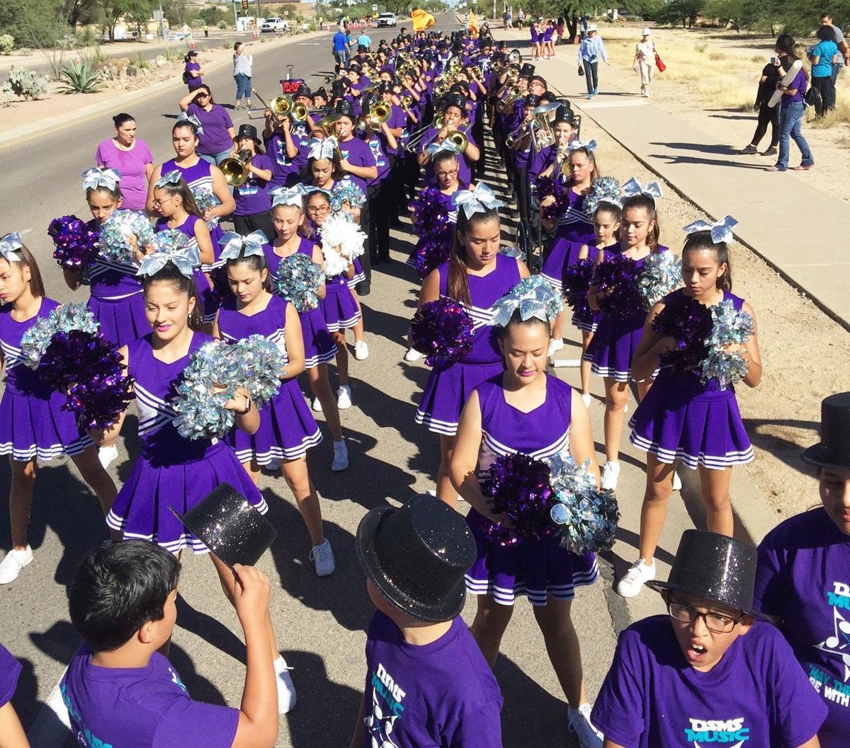 DSMS band wins firstplace prize at parade in Green Valley Community