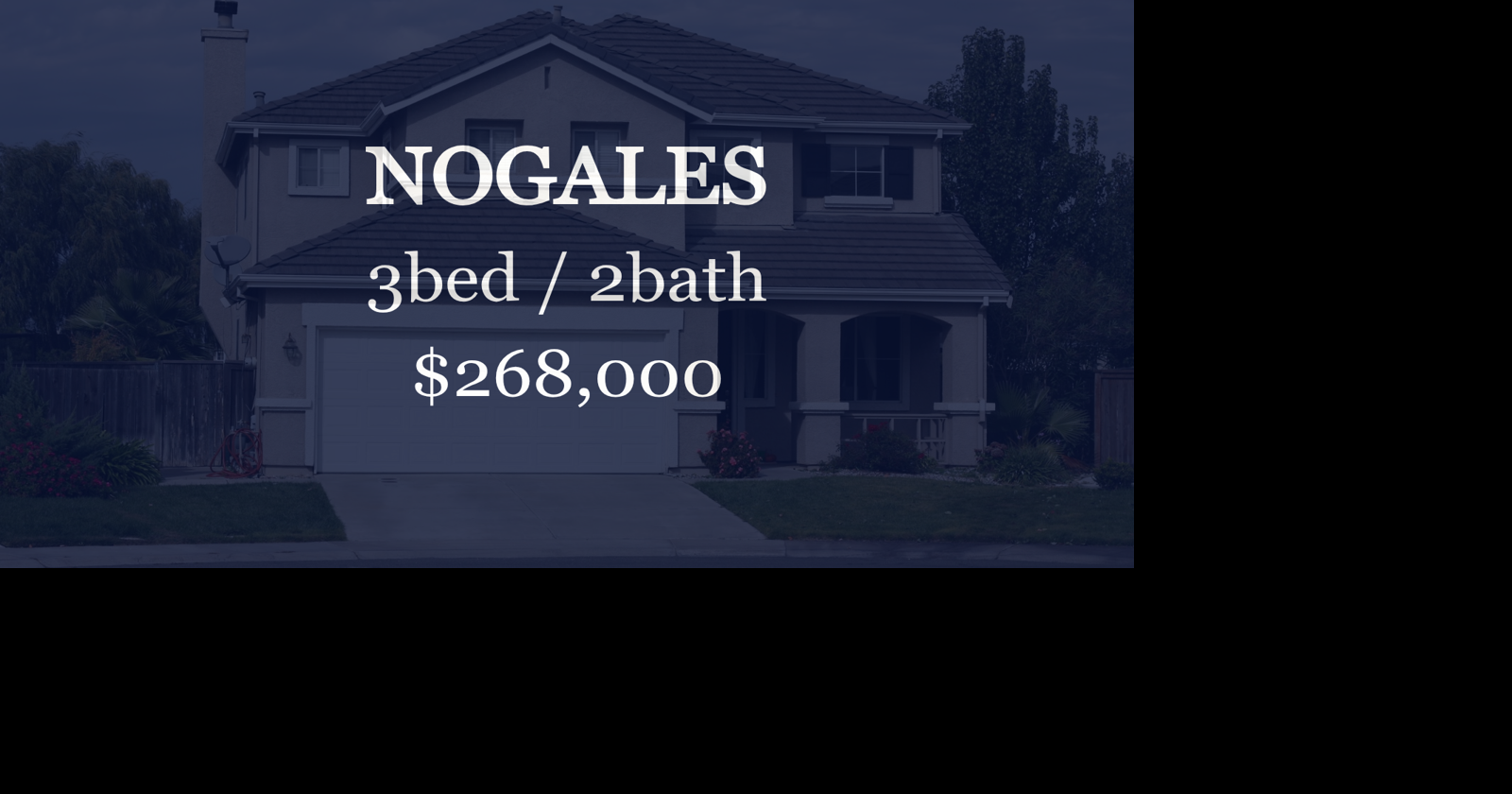 Sale closed in Nogales: $268,000 for a three-bedroom home