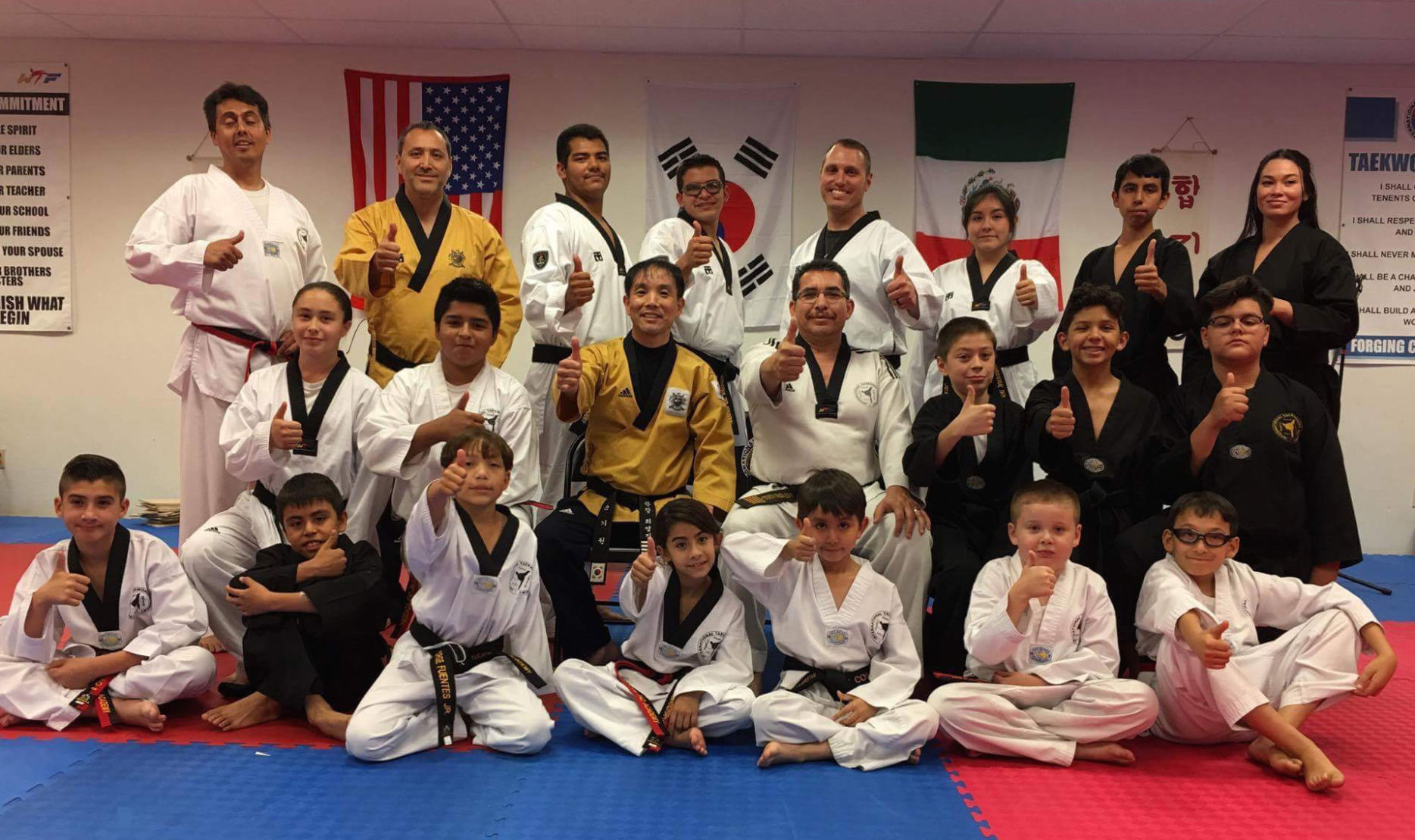 Taekwondo students in Rio Rico put their skills to the test