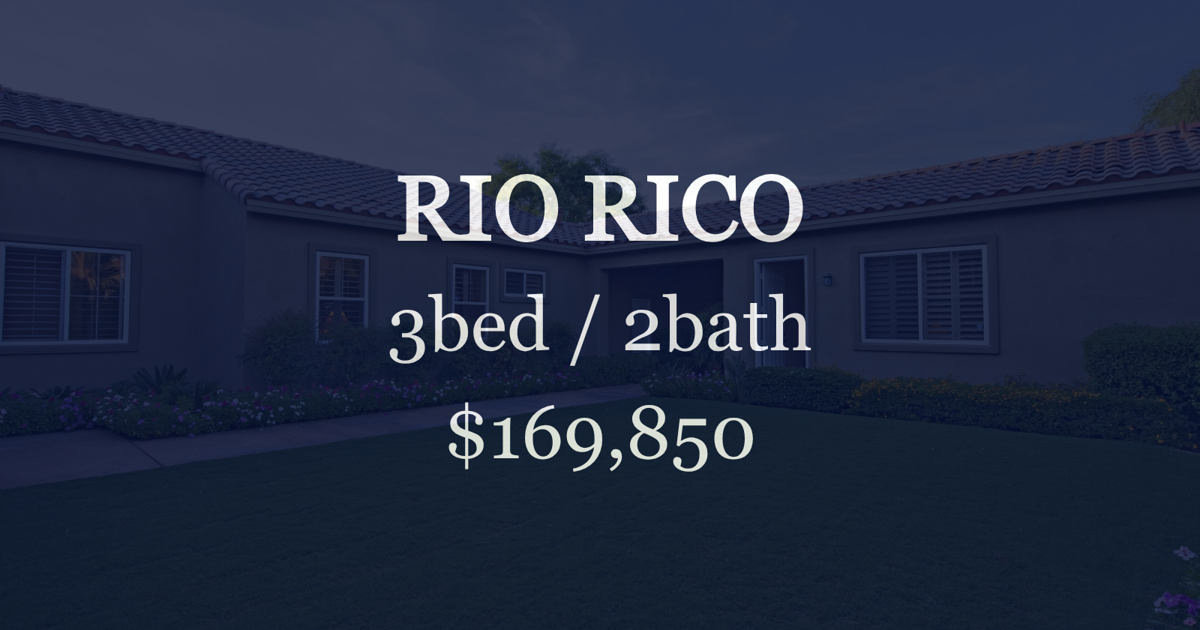 Single-family home sells for $169,850 in Rio Rico