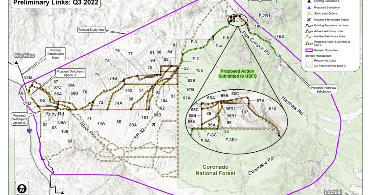 Meeting planned on Rio Rico-Harshaw transmission line | Local News ...