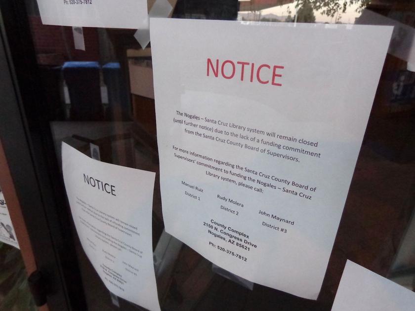 City Shutters Libraries Out Of Frustration With County Local News Stories Nogalesinternational Com