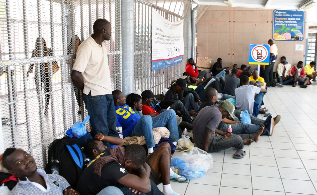 Haitian migrants arrive in Nogales, Sonora after months ...