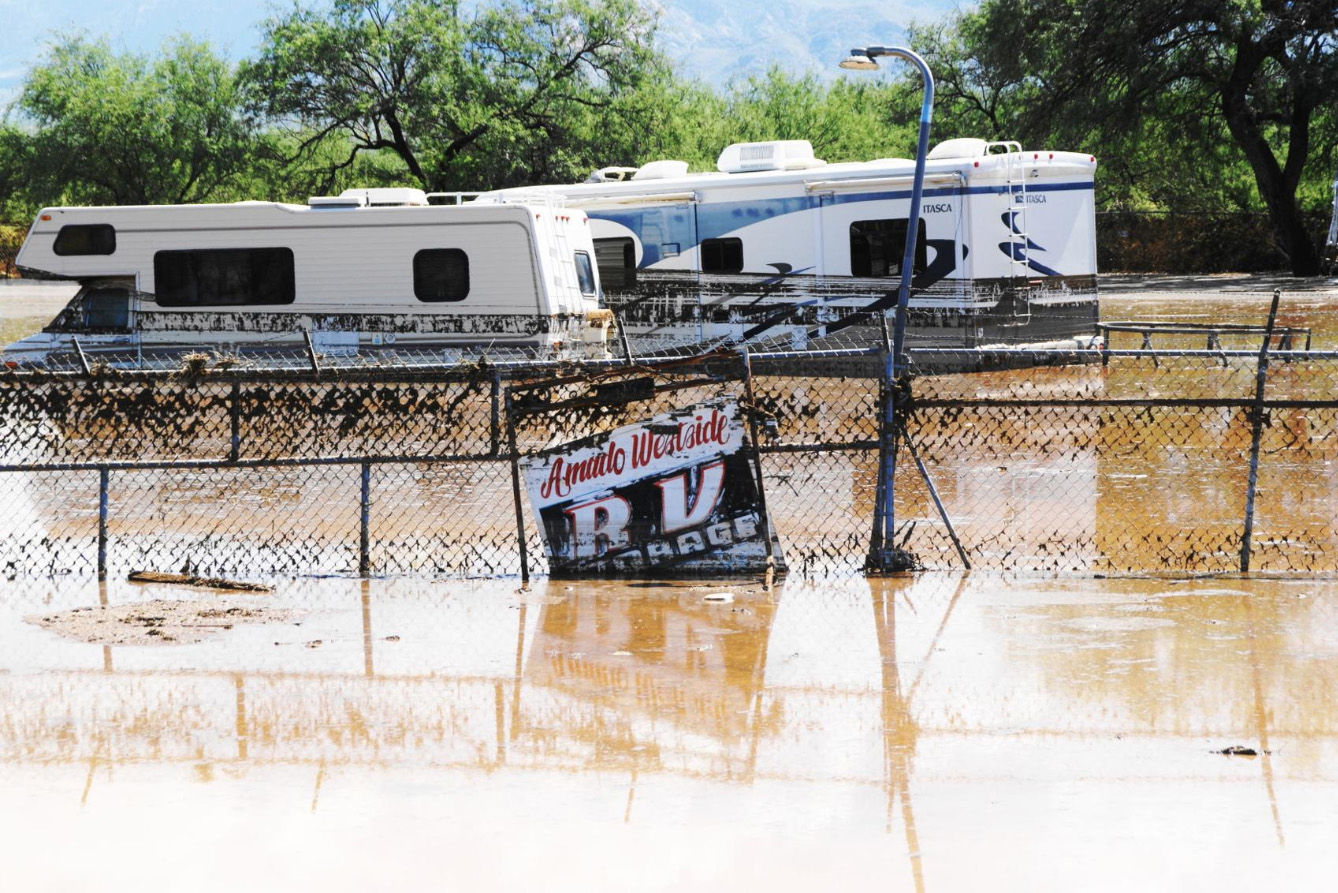 Sediment plug blamed for Amado flood Local News Stories