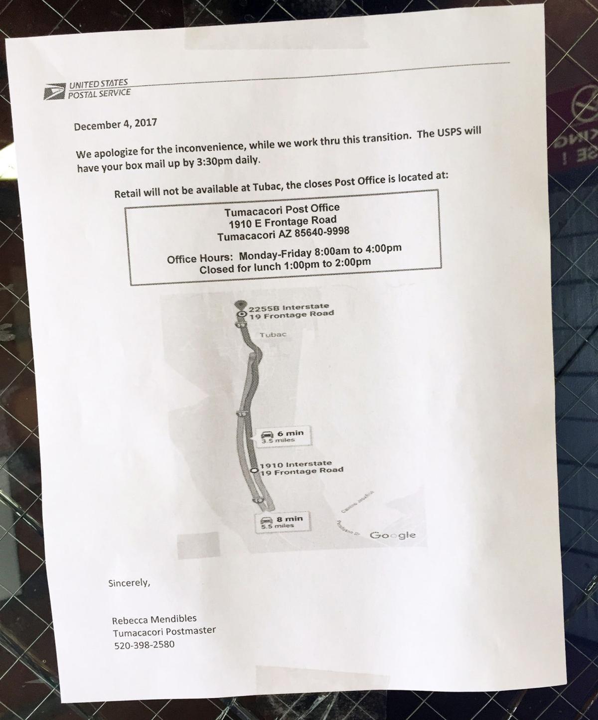 Labor Strife Disrupts Tubac Post Office Local News Stories