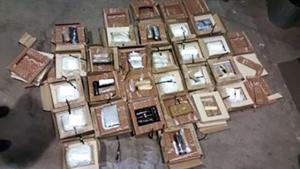 CBP busts million-dollar hard drug load hidden in boxes of floor tiles