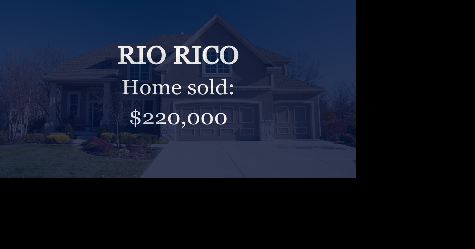 Single-family home sells for $220,000 in Rio Rico