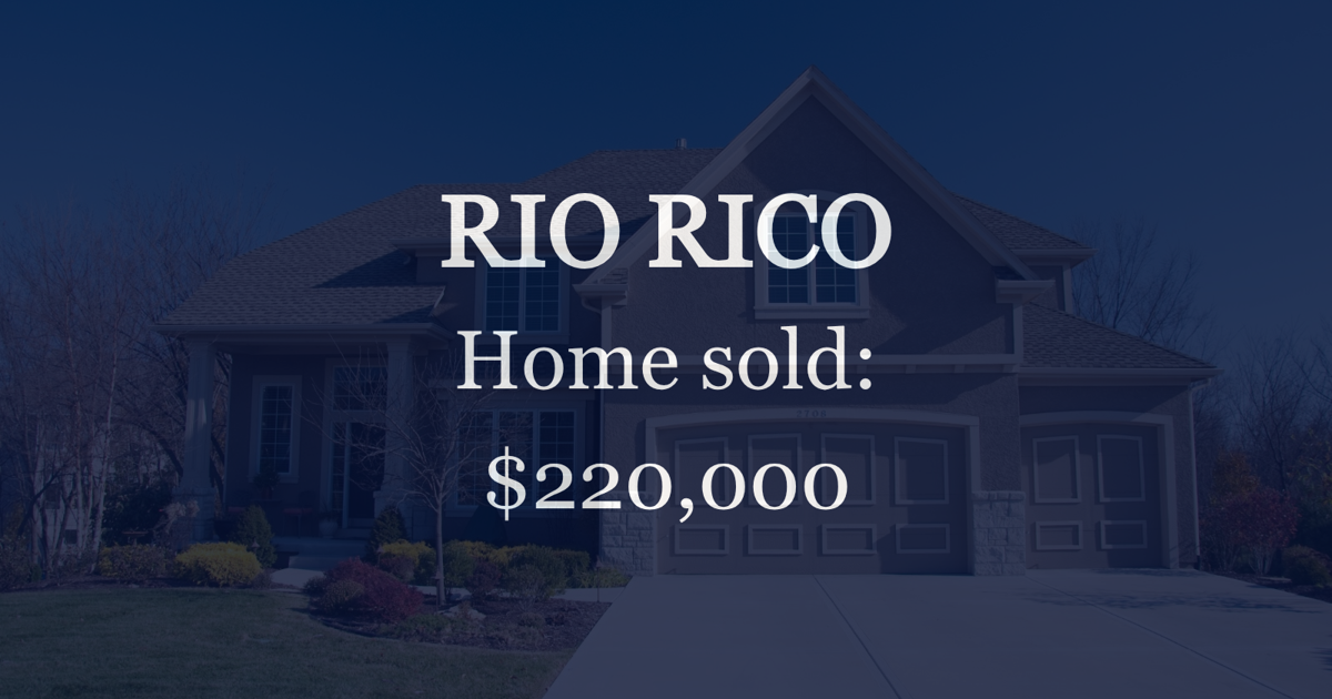 Single-family home sells for $220,000 in Rio Rico