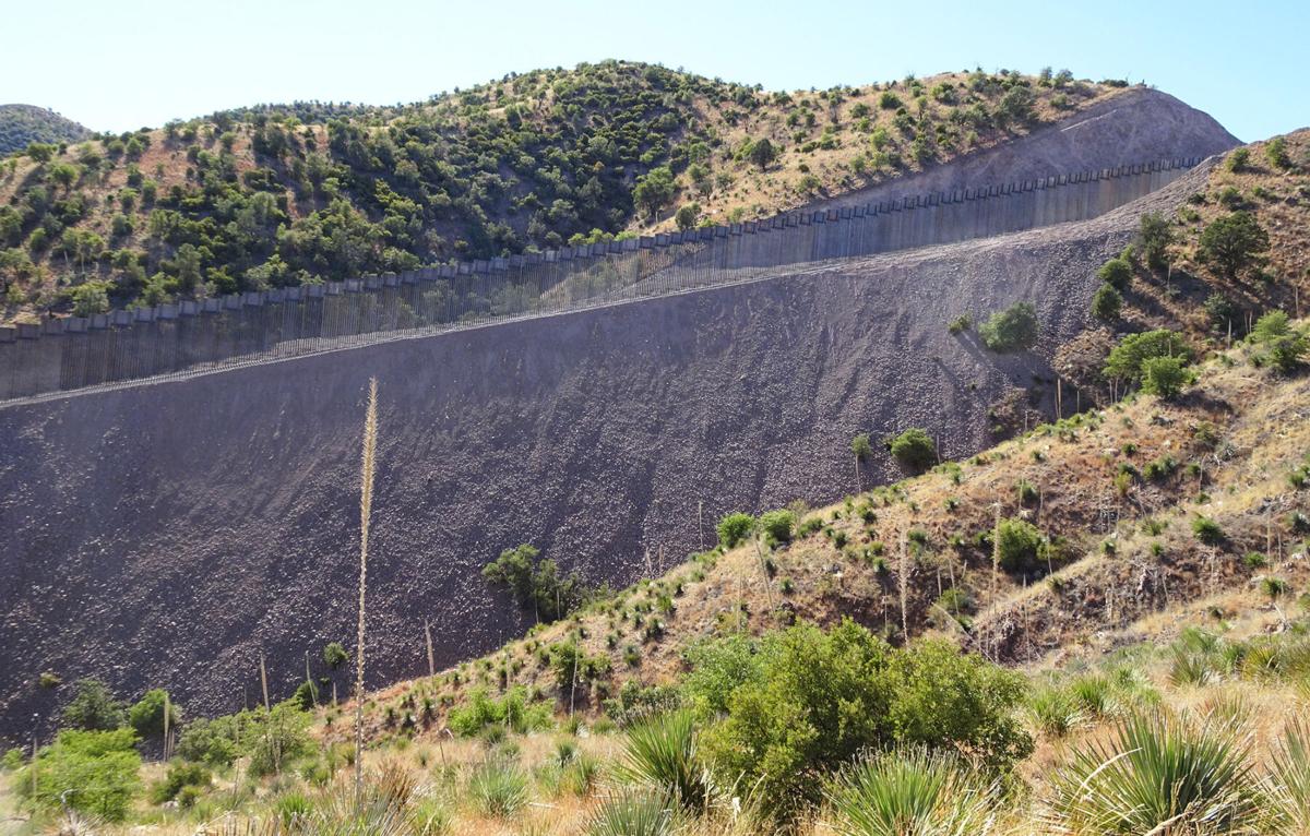 New border wall going up in wilderness west of Nogales ...