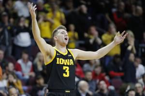 Iowa tops No. 12 Texas Tech 72-61 at Las Vegas Invitational