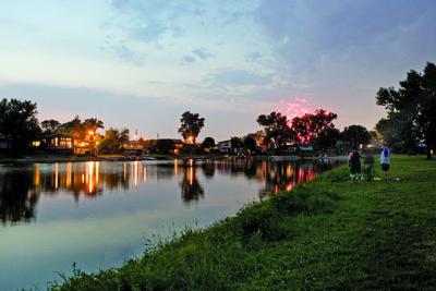 manawa lake annual clean fireworks nonpareilonline lit sky sets private sun state june park small over