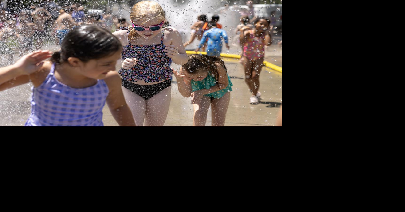 Check out the Council Bluffs Fire Department's first hydrant party of the summer