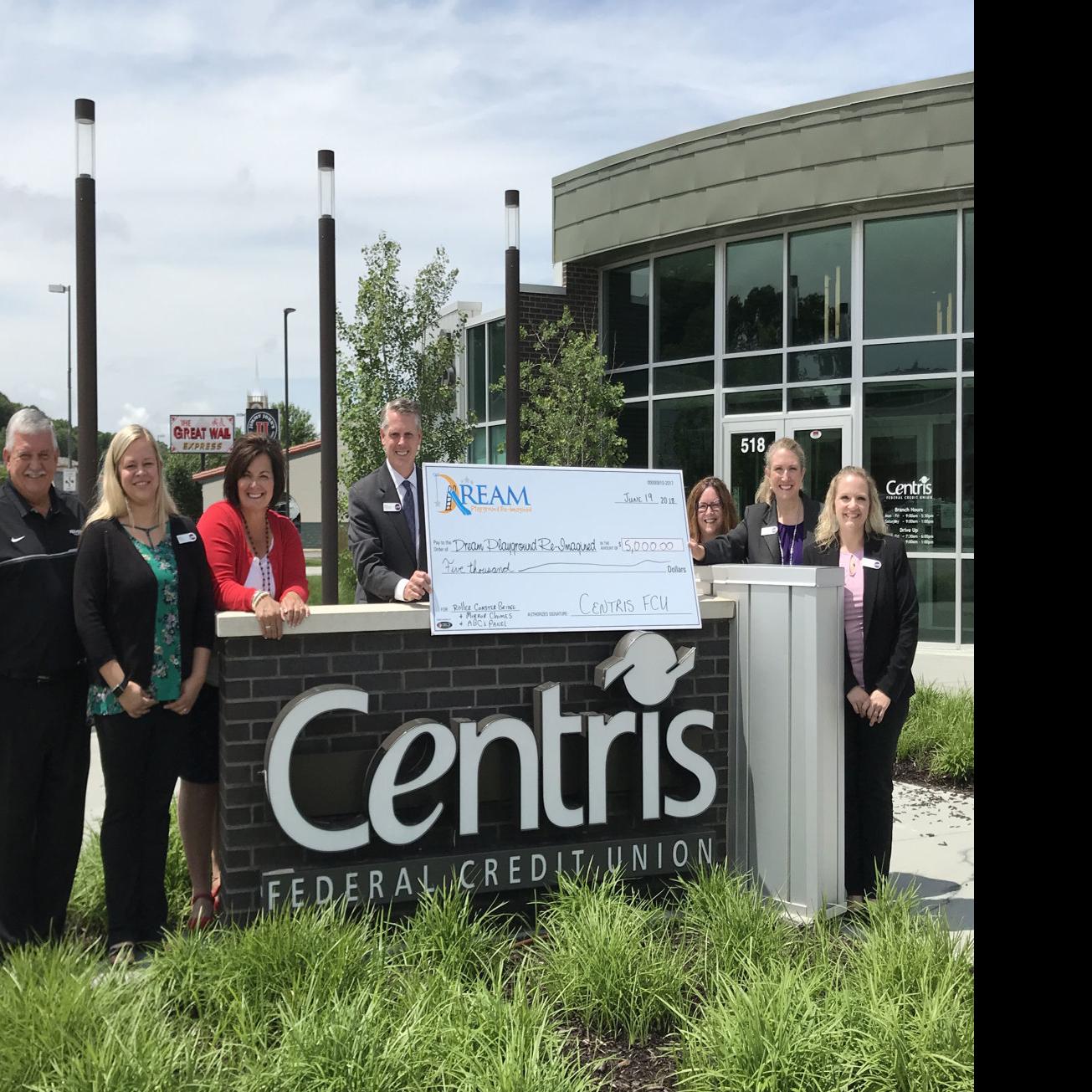 Centris Fcu Adds Support To Dream Playground Re Imagined Project Local News Nonpareilonline Com