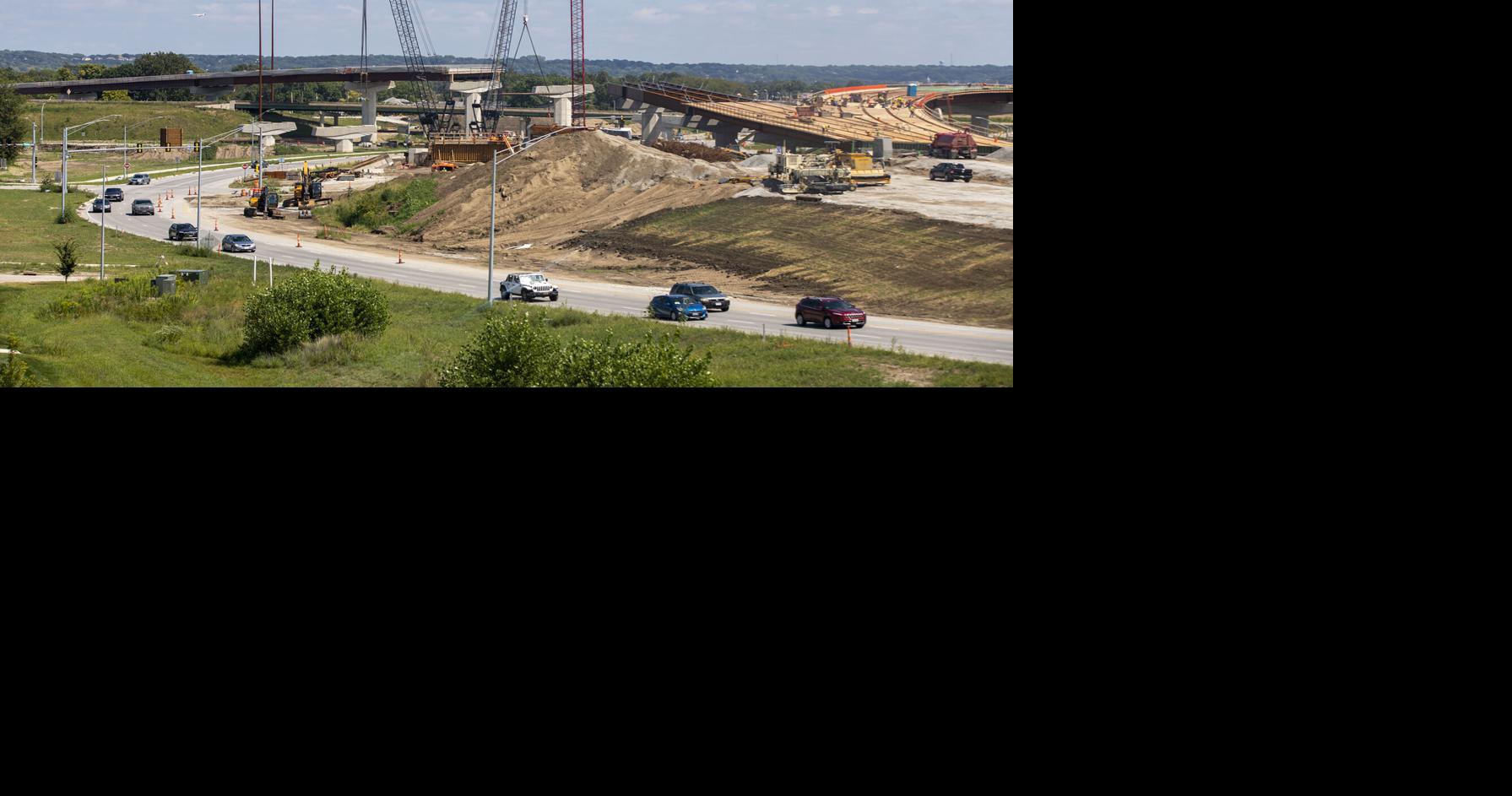 PHOTOS: Work continues at I-29/I-480/West Broadway interchange