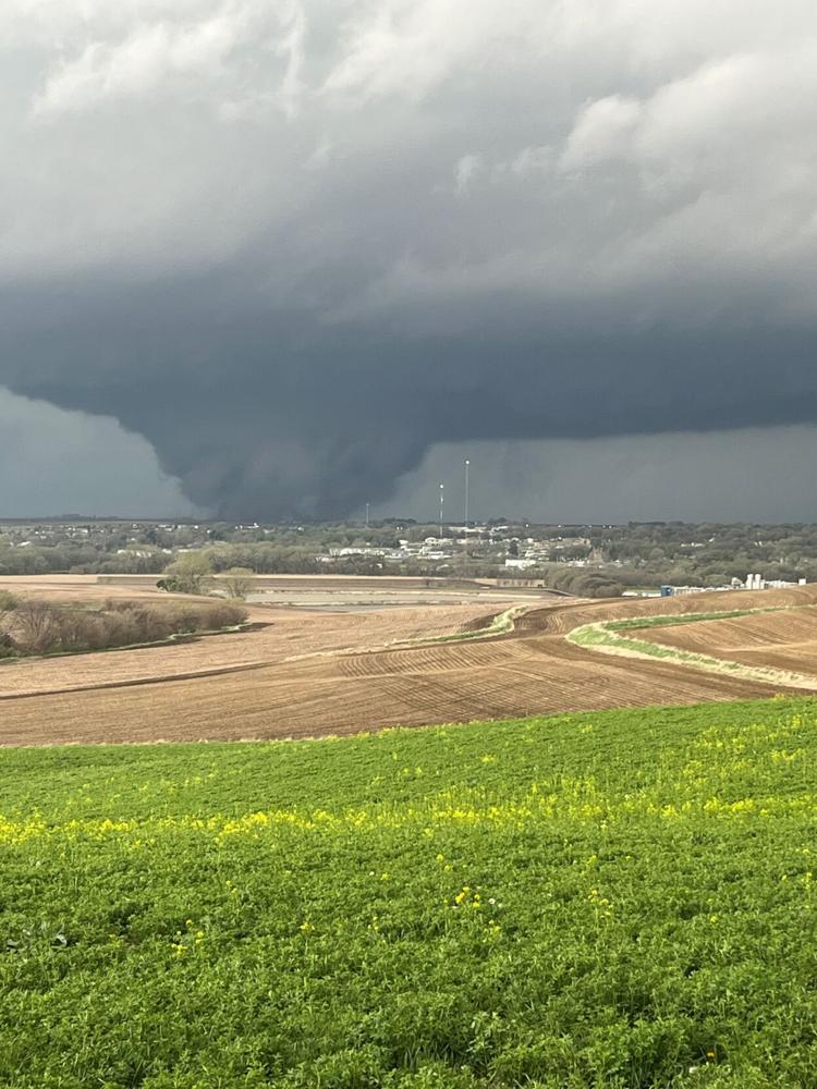 Tornado leaves trail of destruction through southwest Iowa