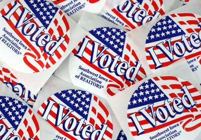 Election stickers