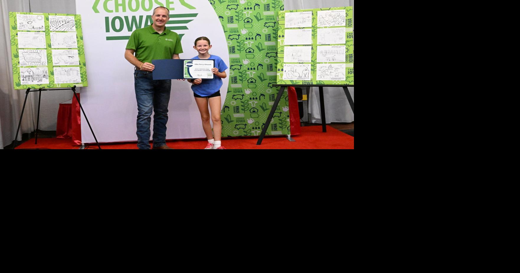 Council Bluffs student recognized for artwork in calendar