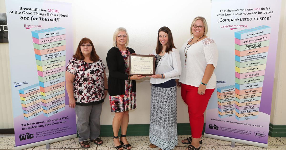 Laura Roth Wicsec WIC honored with state award