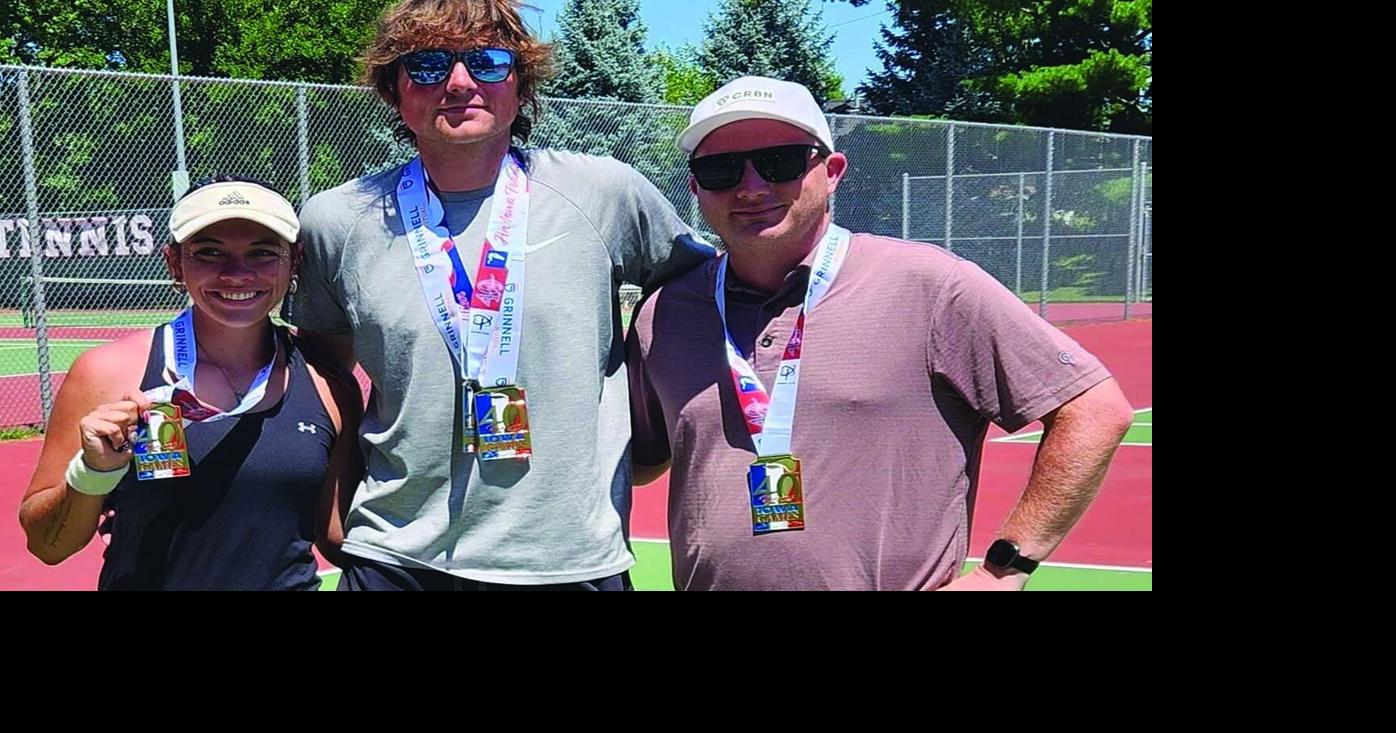 Clarinda residents claim tennis gold at Iowa Games